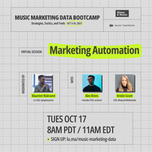 Load image into Gallery viewer, Music Marketing Data Bootcamp — Full On-Demand Course