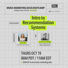 Load image into Gallery viewer, Music Marketing Data Bootcamp — Full On-Demand Course